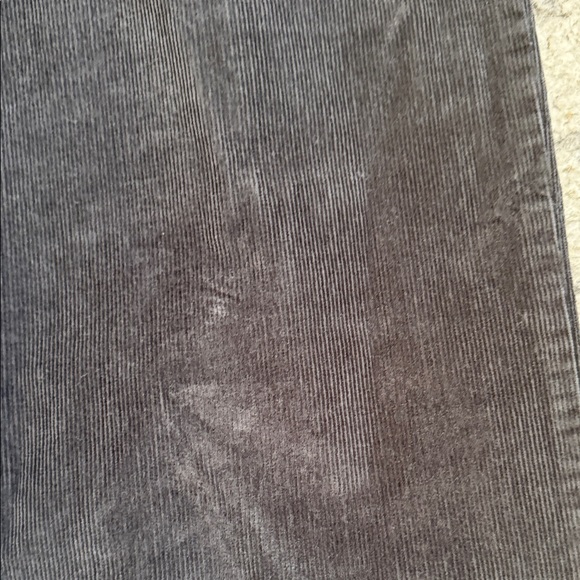 Croft & Barrow Men's Dark Gray Corduroy Pants - Picture 2 of 3